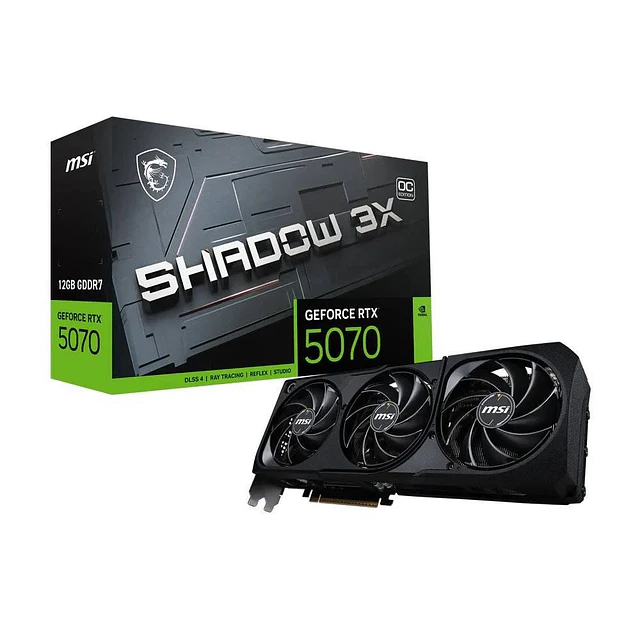 TARJETA DE VIDEO MSI RTX 5070 12G SHADOW 3X OC