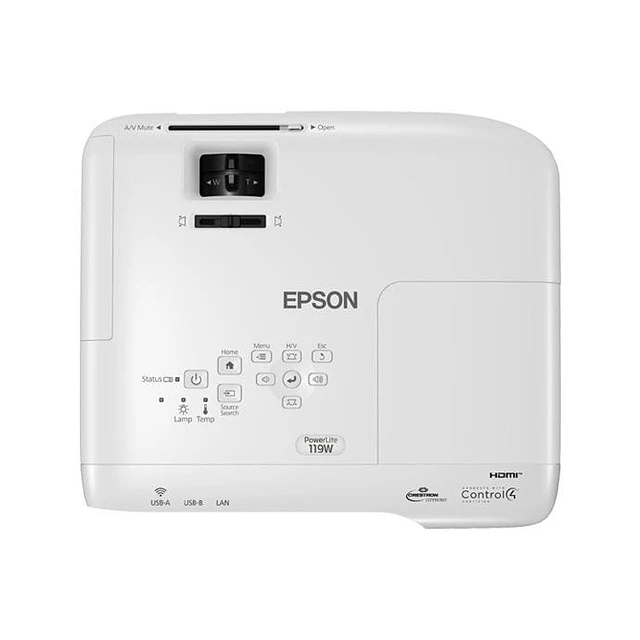 Proyector Epson PowerLite 119W 3LCD WXGA con Dual HDMI 4000L