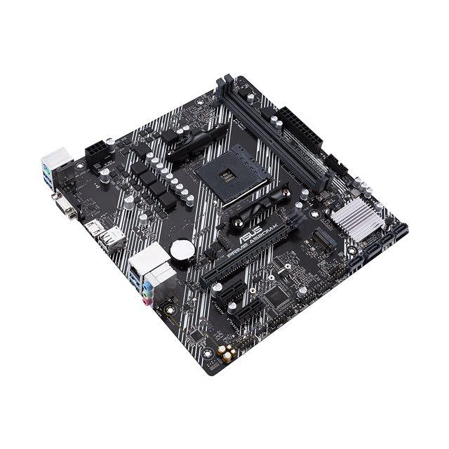 Tarjeta Madre micro ATX AMD A520 (Ryzen AM4) con soporte M.2, Ethernet de 1 Gb, HDMI / D-Sub, SATA 6 Gbps, USB 3.2 Gen 1 Tipo A