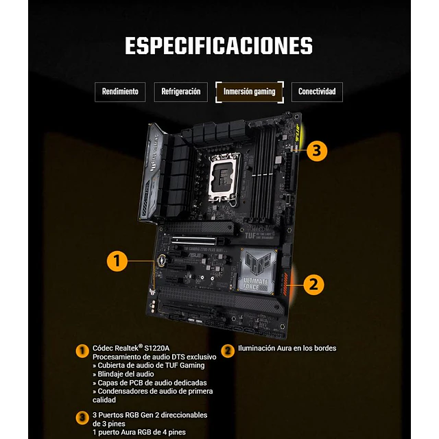 TARJETA MADRE ASUS TUF GAMING Z790-PLUS WIFI DDR5