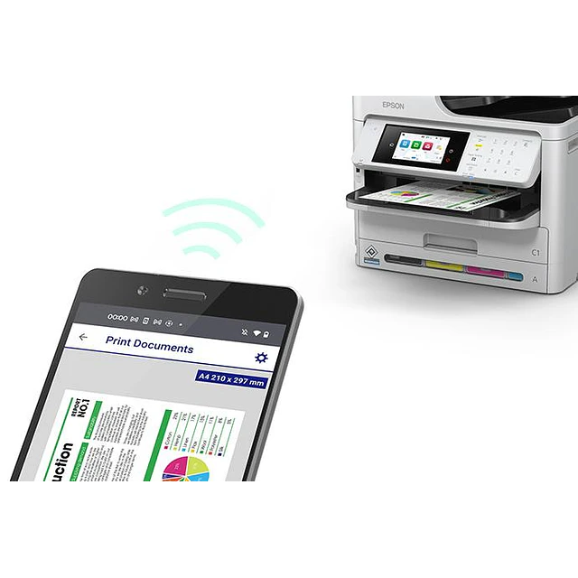 IMPRESORA EPSON WF-C5890 MULTIFUNCIONAL/WIFI/ETHERNET/FAX/PCL4