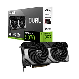 Tarjeta de Video Asus Dual GeForce RTX5070 12G OC