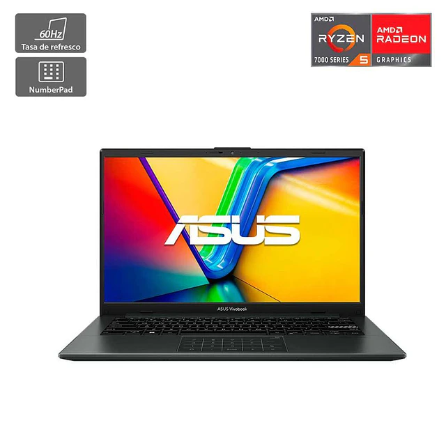 Notebook ASUS Vivobook Go 14 E1404FA-NK178W AMD Ryzen 5/ 8GB RAM/ 512GB SSD/ 14" (Reacondicionado)
