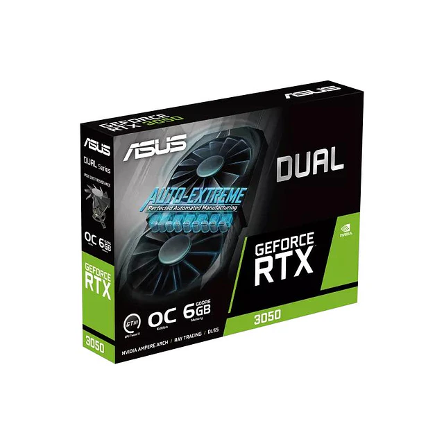 ASUS Tarjeta Video Dual-RTX-3050-06G 6GB GDDR6 2 fans