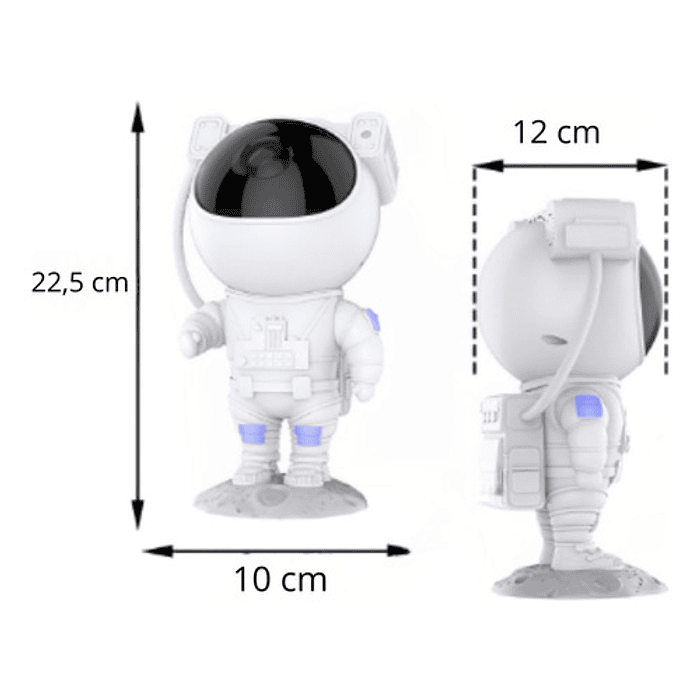 Proyector De Astronautas Galaxy Stars Nebula, Luz Nocturna, Color Blanco, 110 V/220 V 4