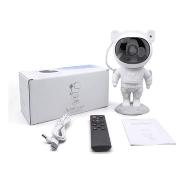 Proyector De Astronautas Galaxy Stars Nebula, Luz Nocturna, Color Blanco, 110 V/220 V 8