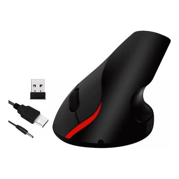 Mouse Vertical Inalambrico  Weibo  Wb-881 Negro 8