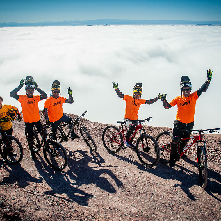  Clase de  Downhill en el  Cerro Tarapacá Iquique 8