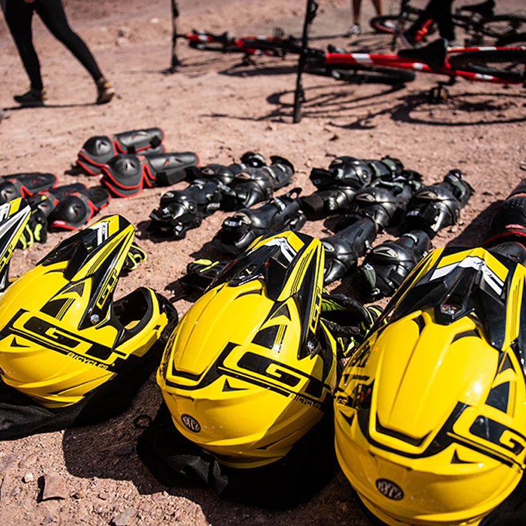  Clase de  Downhill en el  Cerro Tarapacá Iquique 14