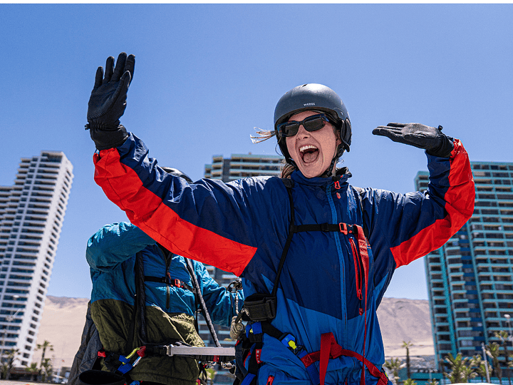 ¿Qué se siente volar en parapente?