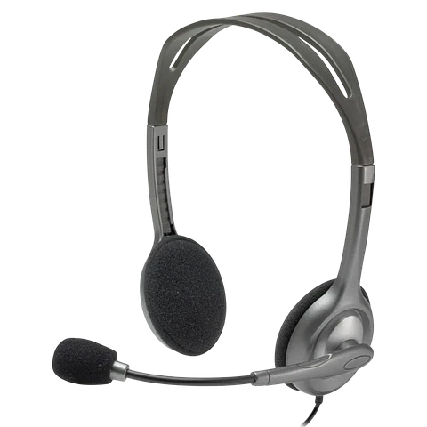Auricular de Diadema Logitech H111 Negro