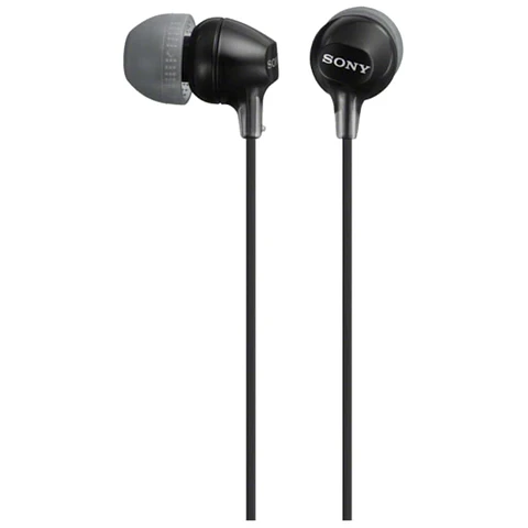 Sony MDR-EX15AP con Micrófono Negro