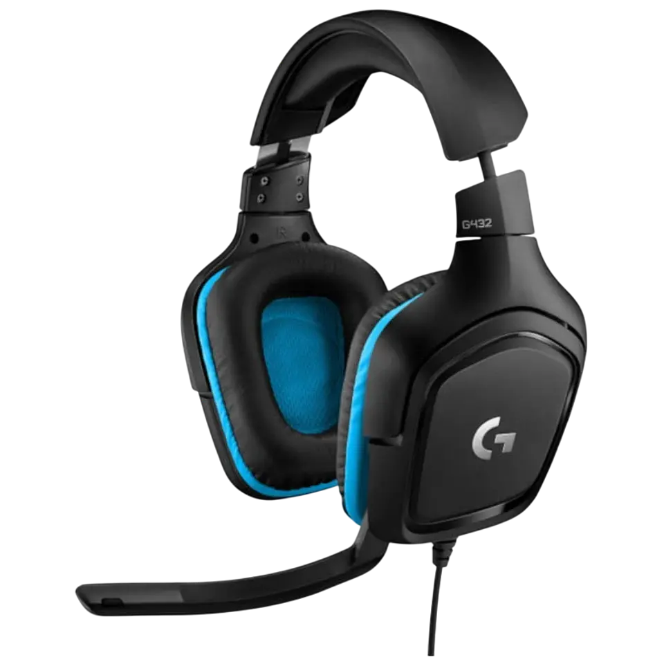 Logitech G432 Negro/Azul 1