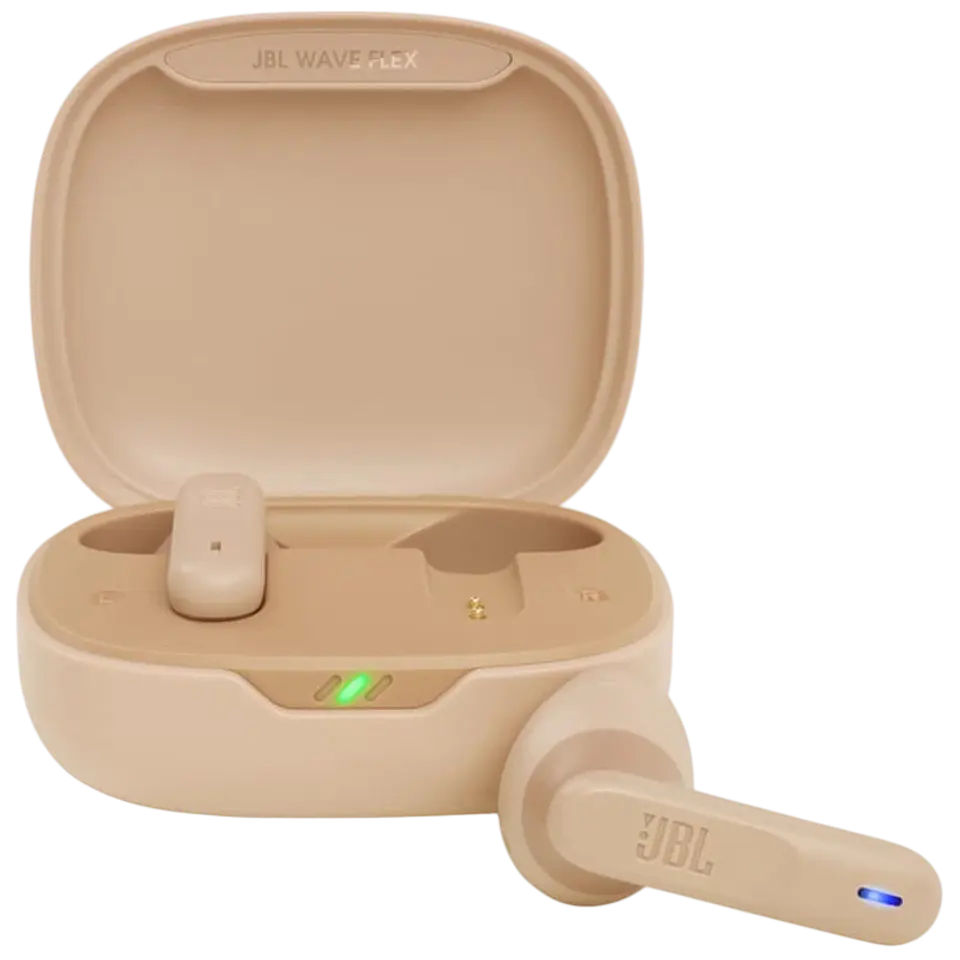 JBL Wave Flex Beige - Auriculares Bluetooth 1