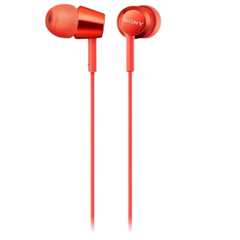 Sony MDR-EX155AP Dinámico Micrófono 9 mm 1,2 metros Rojo 1