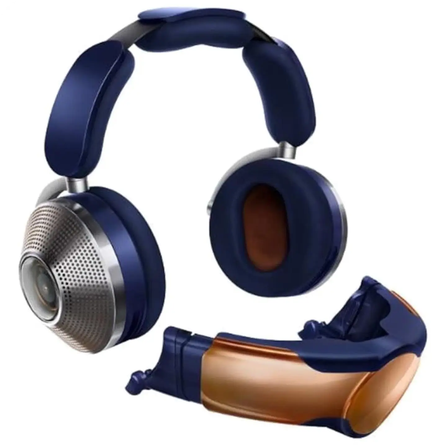 Dyson Zone Absolute+ ANC Visera Azul/Cobre 1