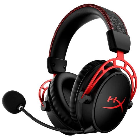 HyperX Cloud Alpha Negro y Rojo Gaming con Wireless