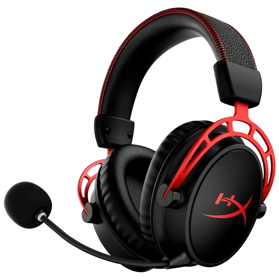 HyperX Cloud Alpha Negro y Rojo Gaming con Wireless 1