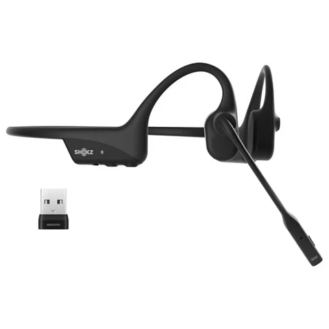 Shokz OpenComm 2 UC USB-A Negro de Conducción Ósea