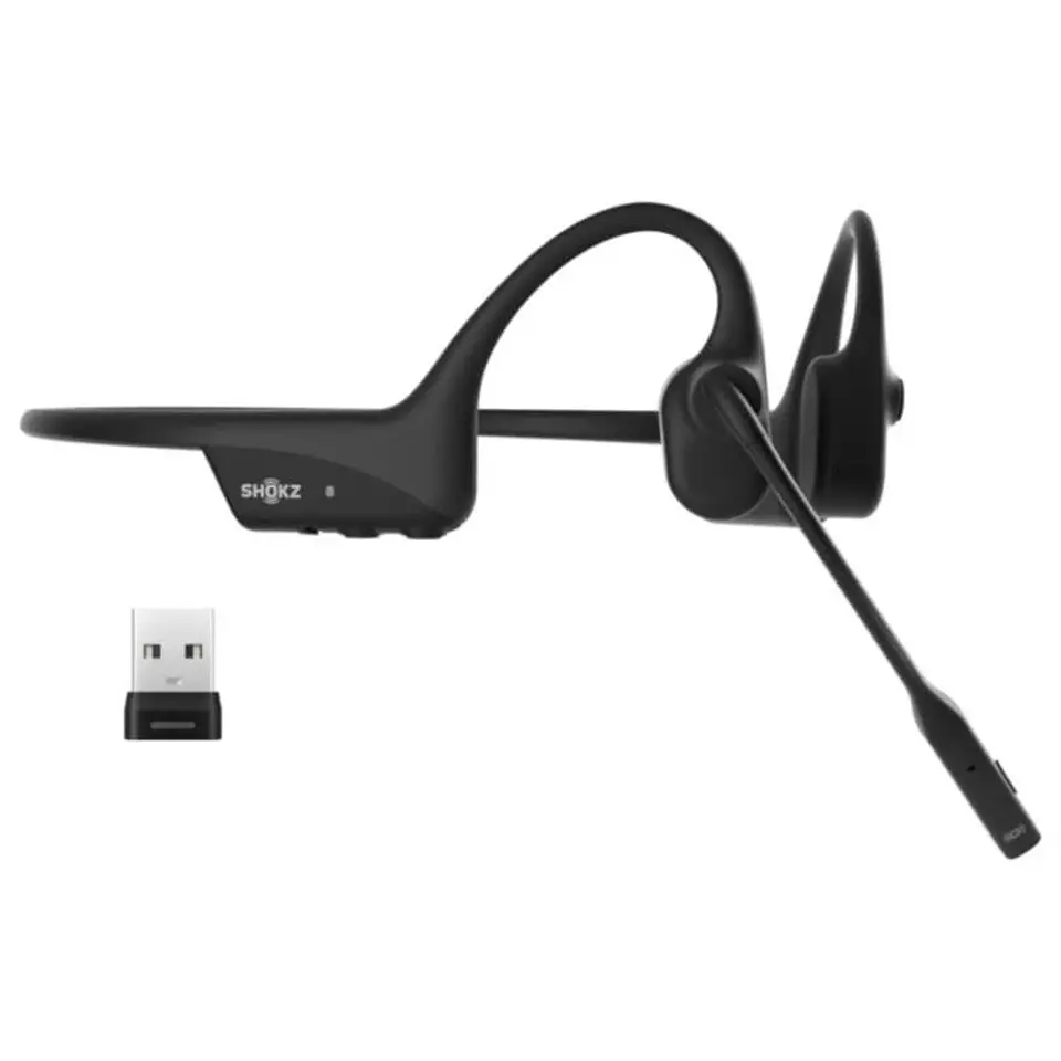 Shokz OpenComm 2 UC USB-A Negro de Conducción Ósea 1