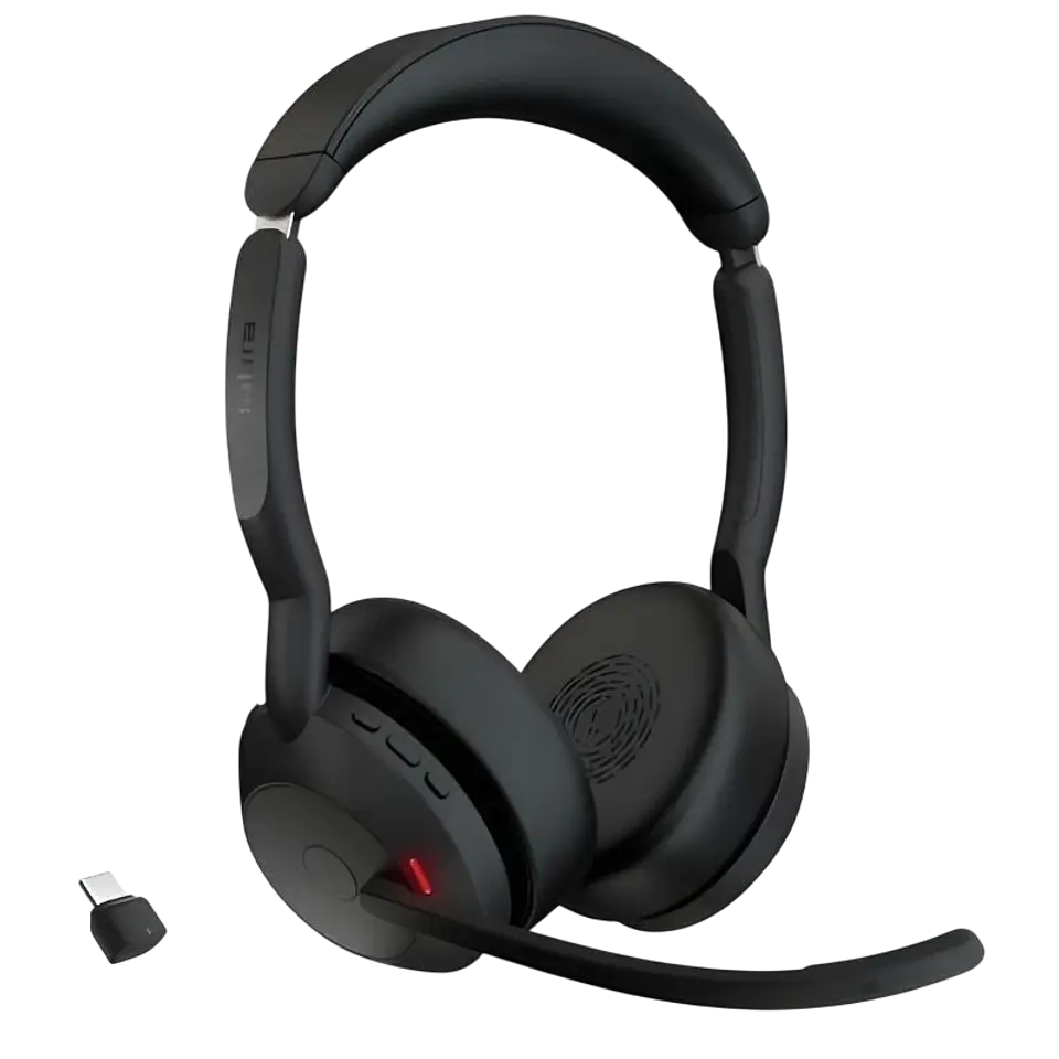 Jabra Evolve2 55 MS Stereo (USB-C) Negro 1