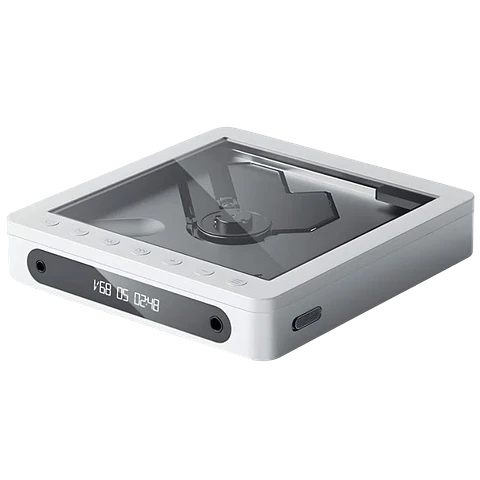 FiiO DM13 BT Transparente - Reproductor de CD portátil con Bluetooth aptx HD