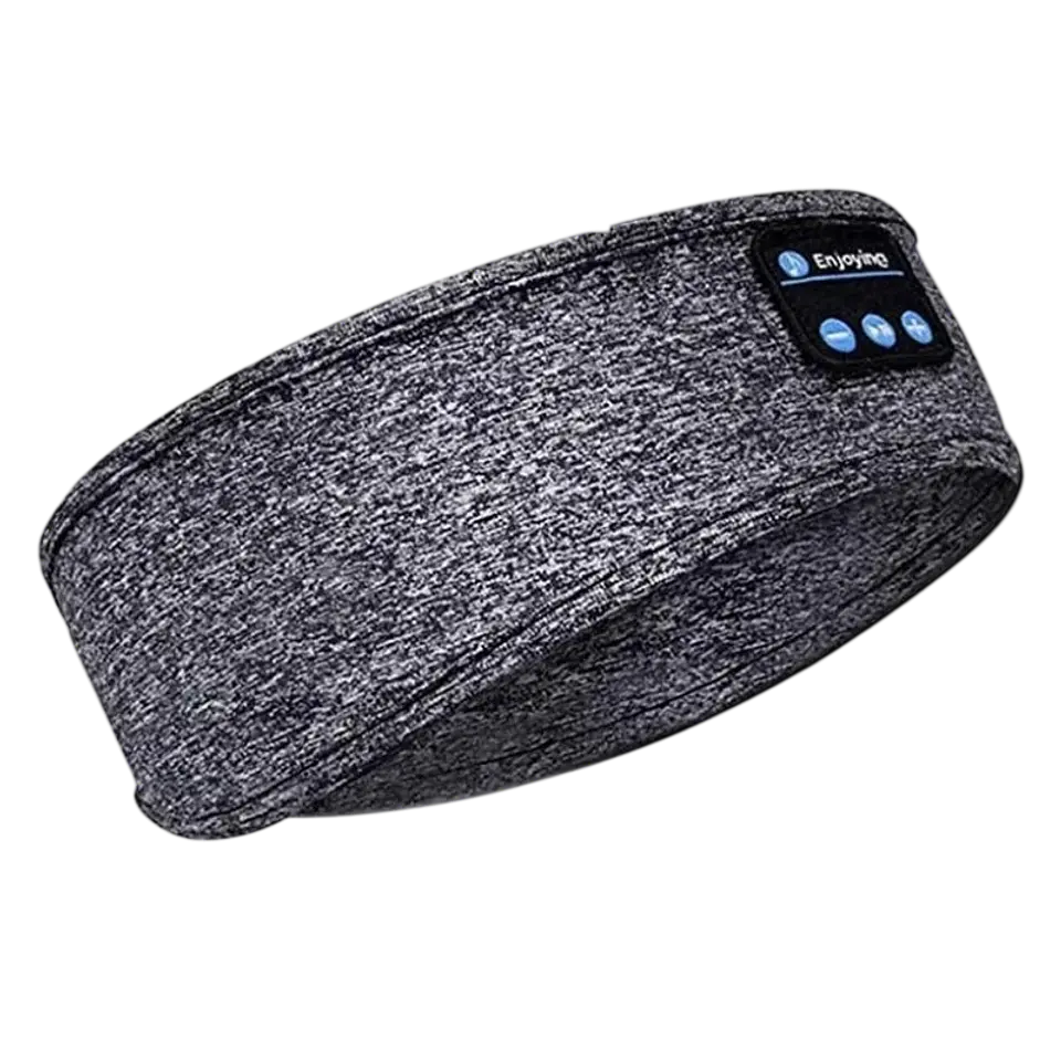 Diadema Elástica con Auriculares Bluetooth Gris 1