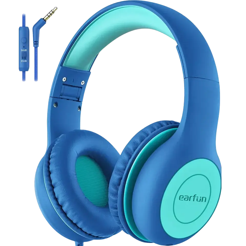 Earfun K1 Blue Green - Auriculares para niños 1