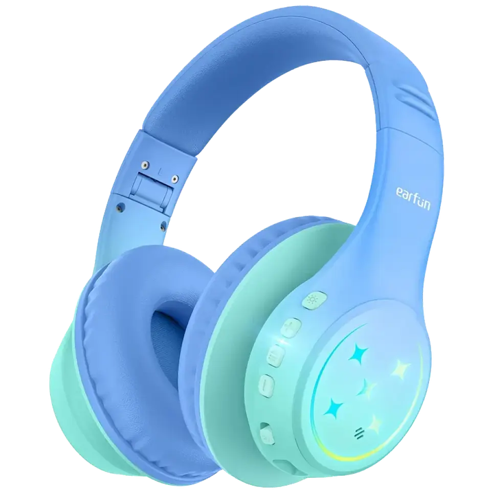 Earfun K4 con RGB Bluetooth Green - Auriculares para niños 1