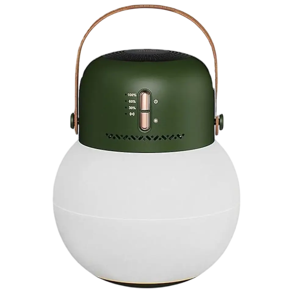 Luz de camping al aire libre con Altavoz Bluetooth Verde 1