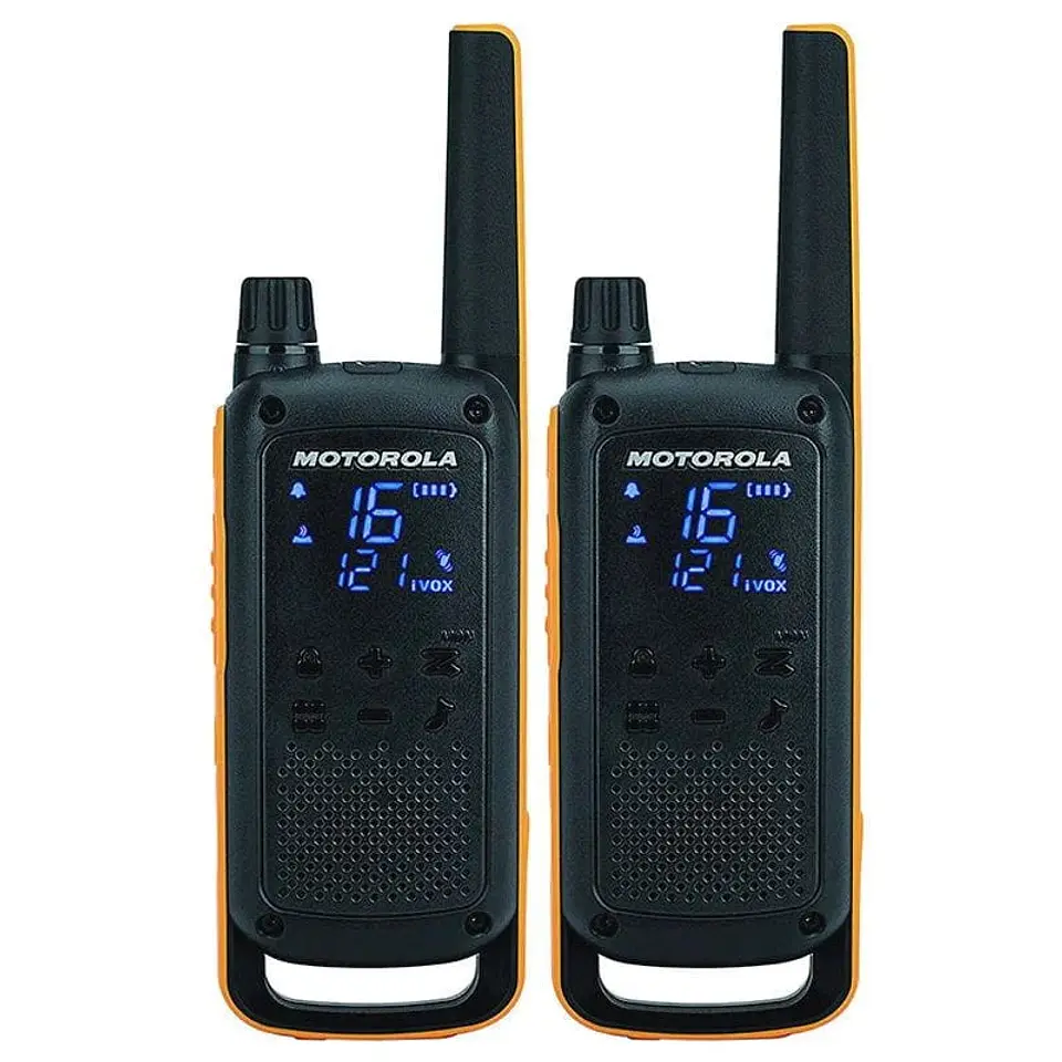 Motorola Talkabout T82 Extreme dúo Negro/naranja - Walkie Talkie 1