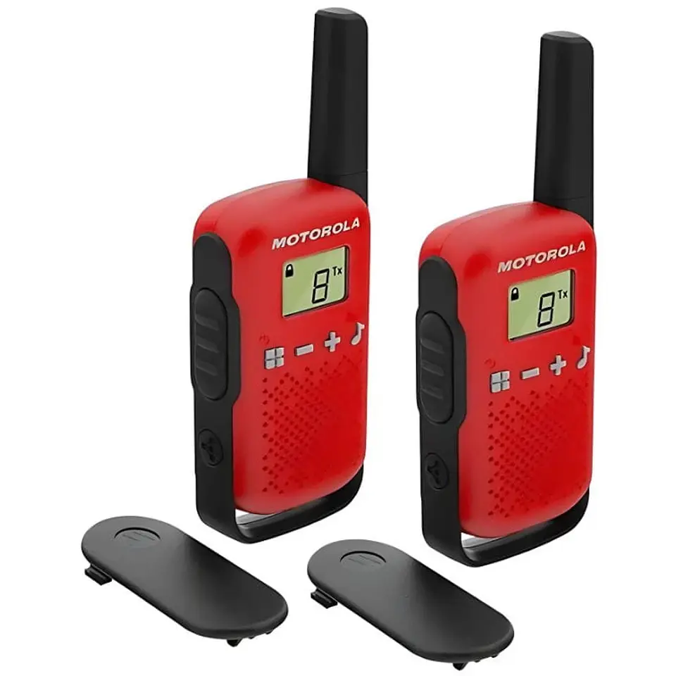 Motorola TALKABOUT T42 two-way radios 16 canales Rojo 1