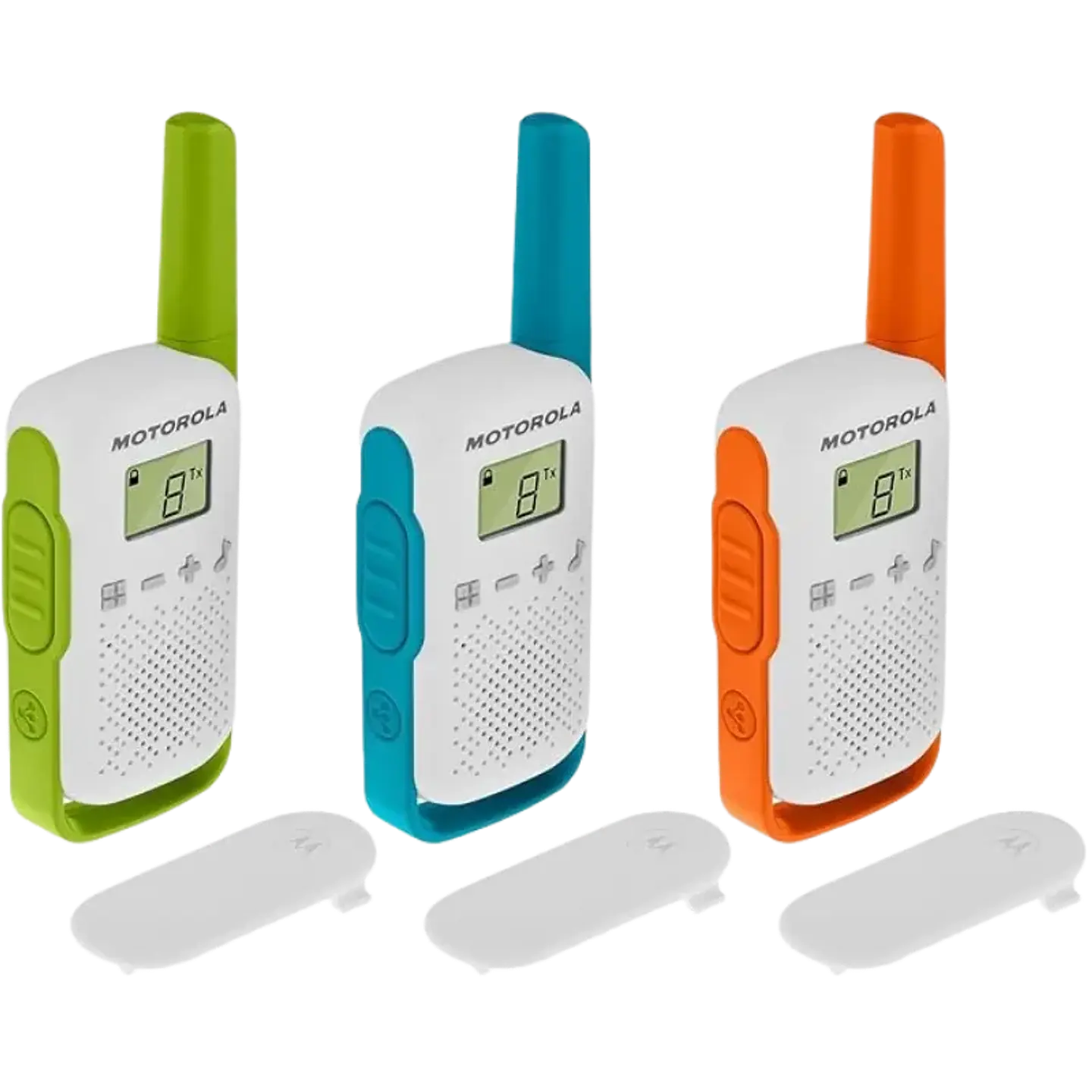 Motorola T42 two-way radios 16 canales Azul, Verde, Naranja, Blanco 1