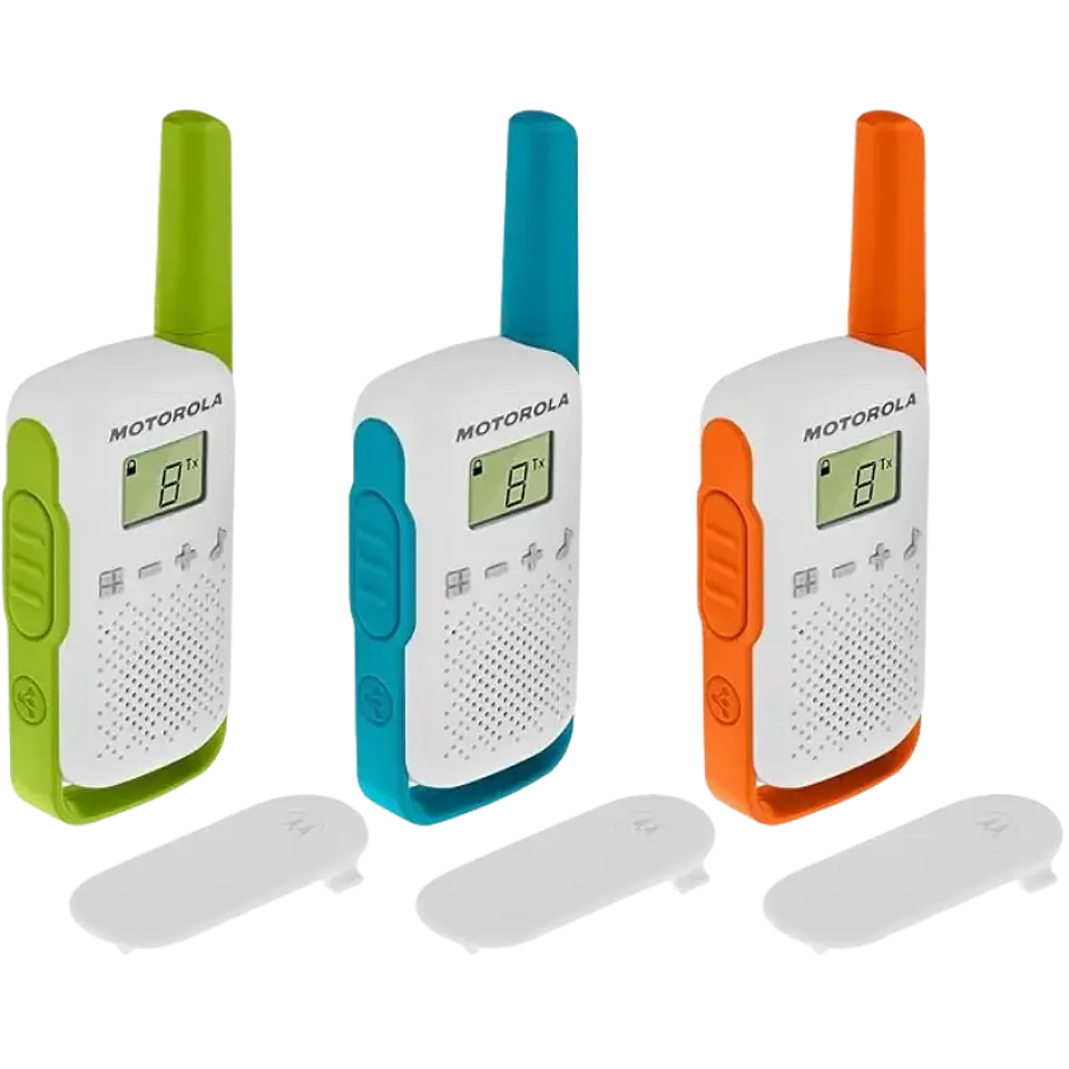 Motorola T42 two-way radios 16 canales Azul, Verde, Naranja, Blanco 1