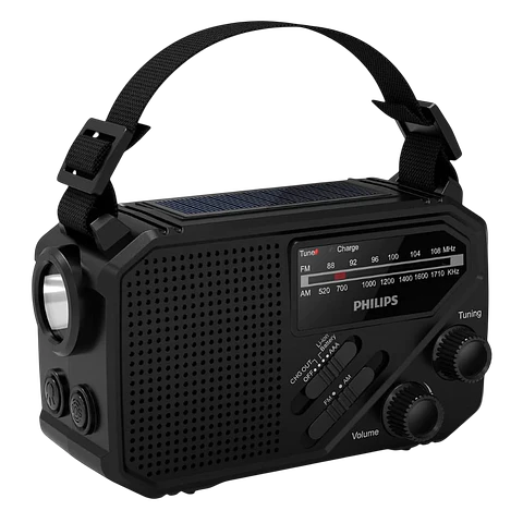 Philips TAR1609/00 - Radio Portátil Analógica con Linterna