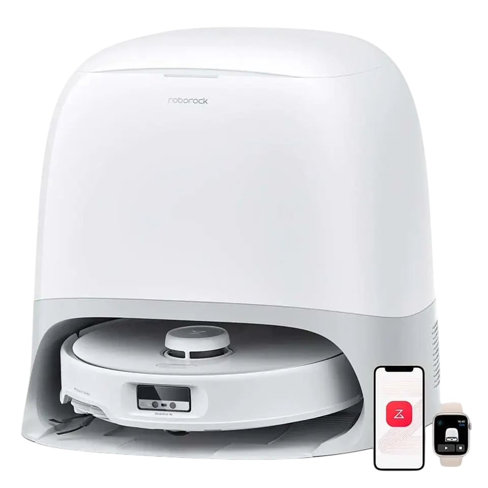 Roborock Qrevo Curv Blanco con Base de autolimpieza 1
