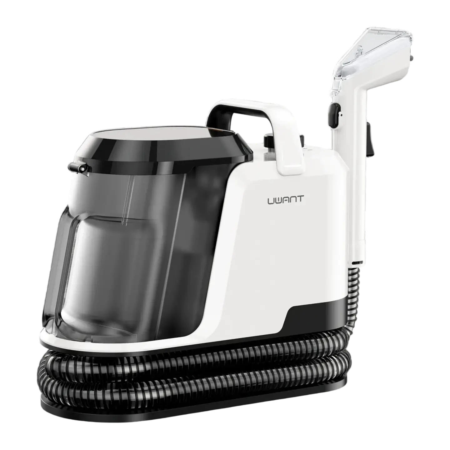 Uwant Y100 Steam Aspiradora de Agua Tapiceria, 1750W 18 kPa, Doble Depósito 1.2L y Autolimpieza - Modo Estándar, Agua Caliente y Vapor 1