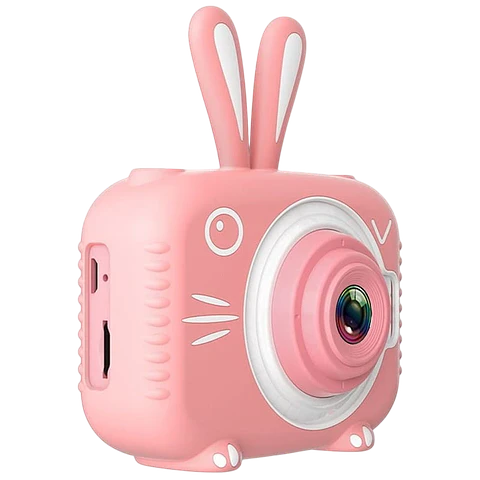 Cámara Digital Para Niños K3 Diseño Conejo Rosa