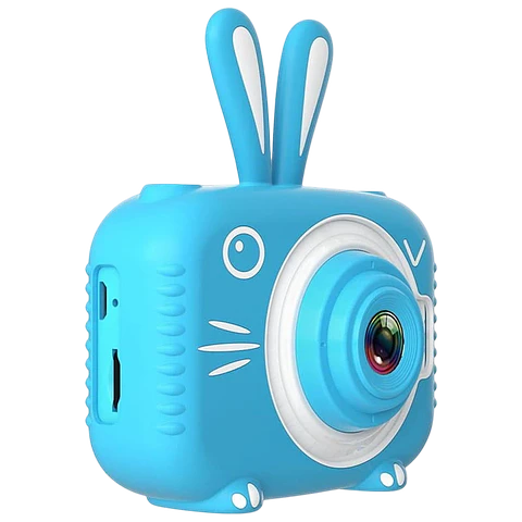 Cámara Digital Para Niños K3 Diseño Conejo Azul