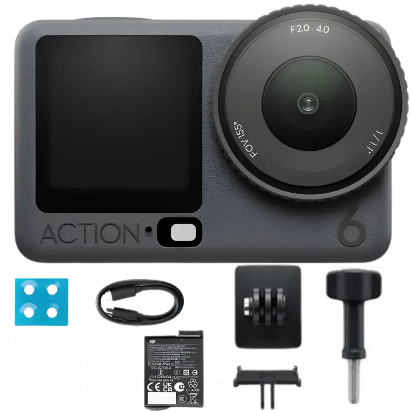 Cámara Deportiva DJI Osmo Action 6 Standard Combo 64GB 4K UltraHD WIFI BT UltraWide Estabilización 1