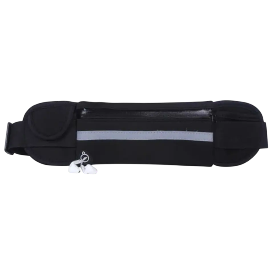 Riñonera Running Hidratación Universal Negro 1