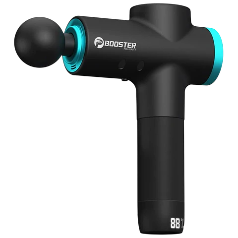 Pistola de Masaje Muscular Booster 12V-M2 6 Cabezales LCD Reducción de Ruido