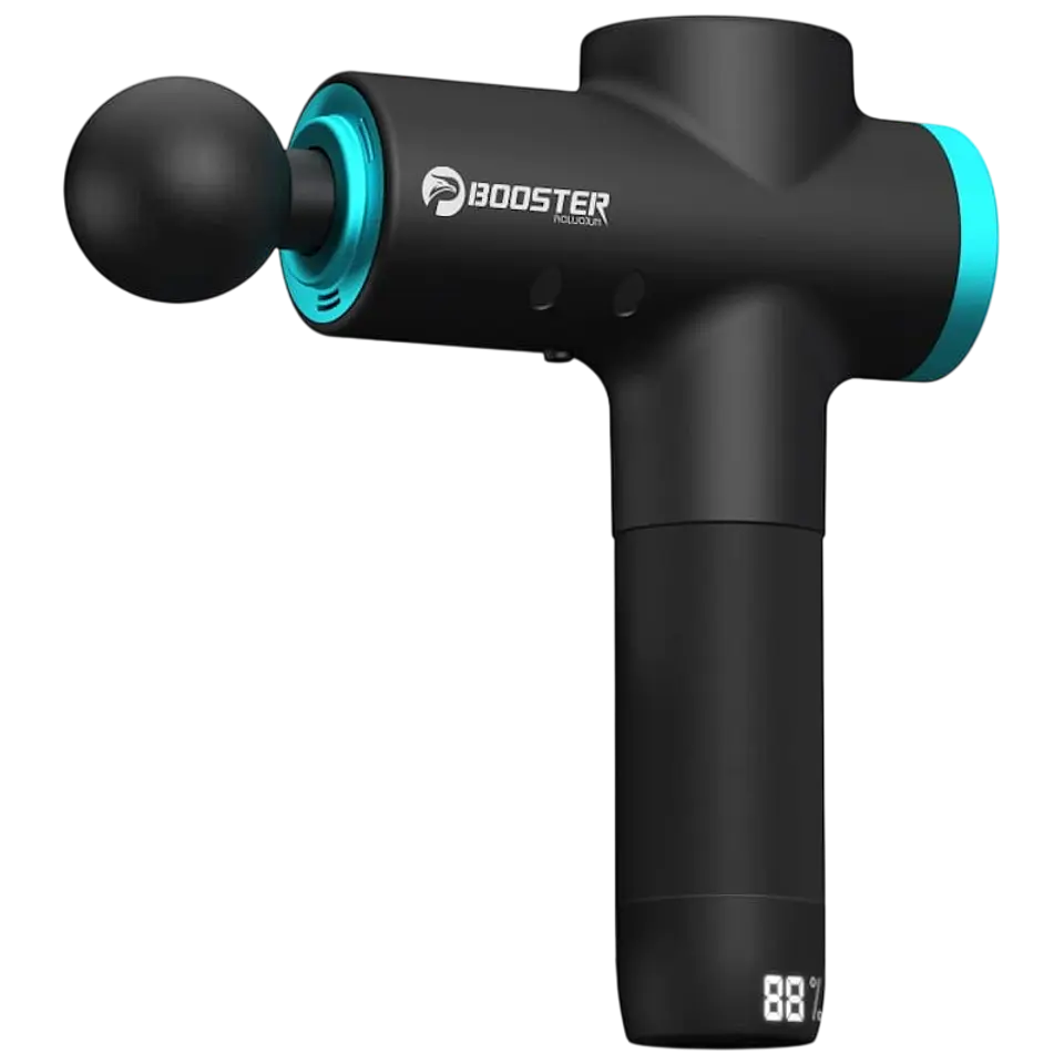 Pistola de Masaje Muscular Booster 12V-M2 6 Cabezales LCD Reducción de Ruido 1