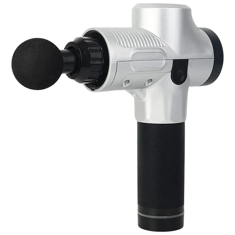 Pistola de Masaje Muscular MG-009 6 Cabezales 30 Niveles Blanco