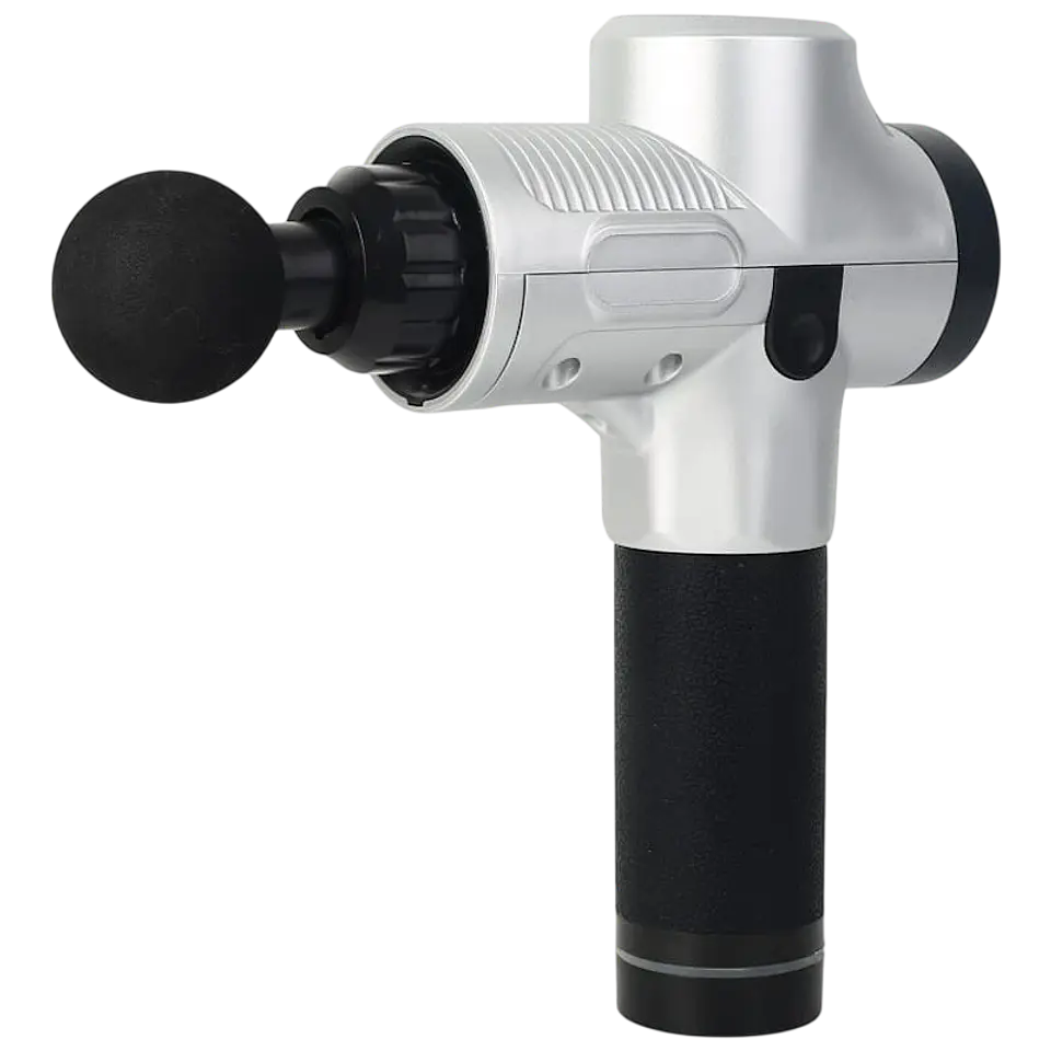Pistola de Masaje Muscular MG-009 6 Cabezales 30 Niveles Blanco 1