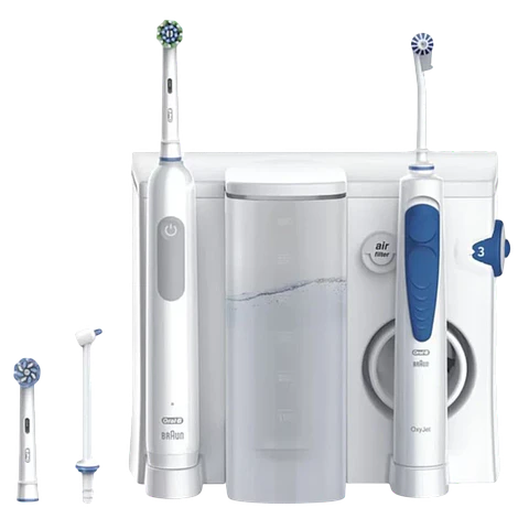 Oral-B Health Center - Cepillo de dientes eléctrico Pro Series 1 + Irrigador dental