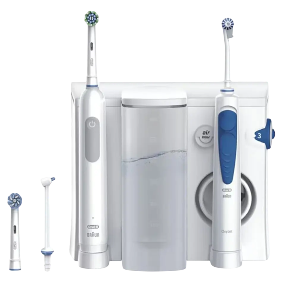 Oral-B Health Center - Cepillo de dientes eléctrico Pro Series 1 + Irrigador dental 1