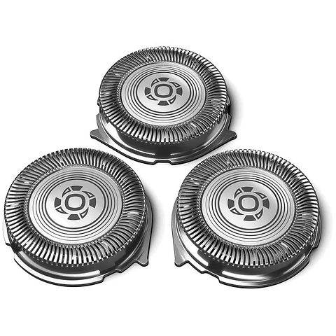 3x Cabezales de Recambio para Afeitadora Eléctrica Philips Series 3000 y 1000 acero inoxidable