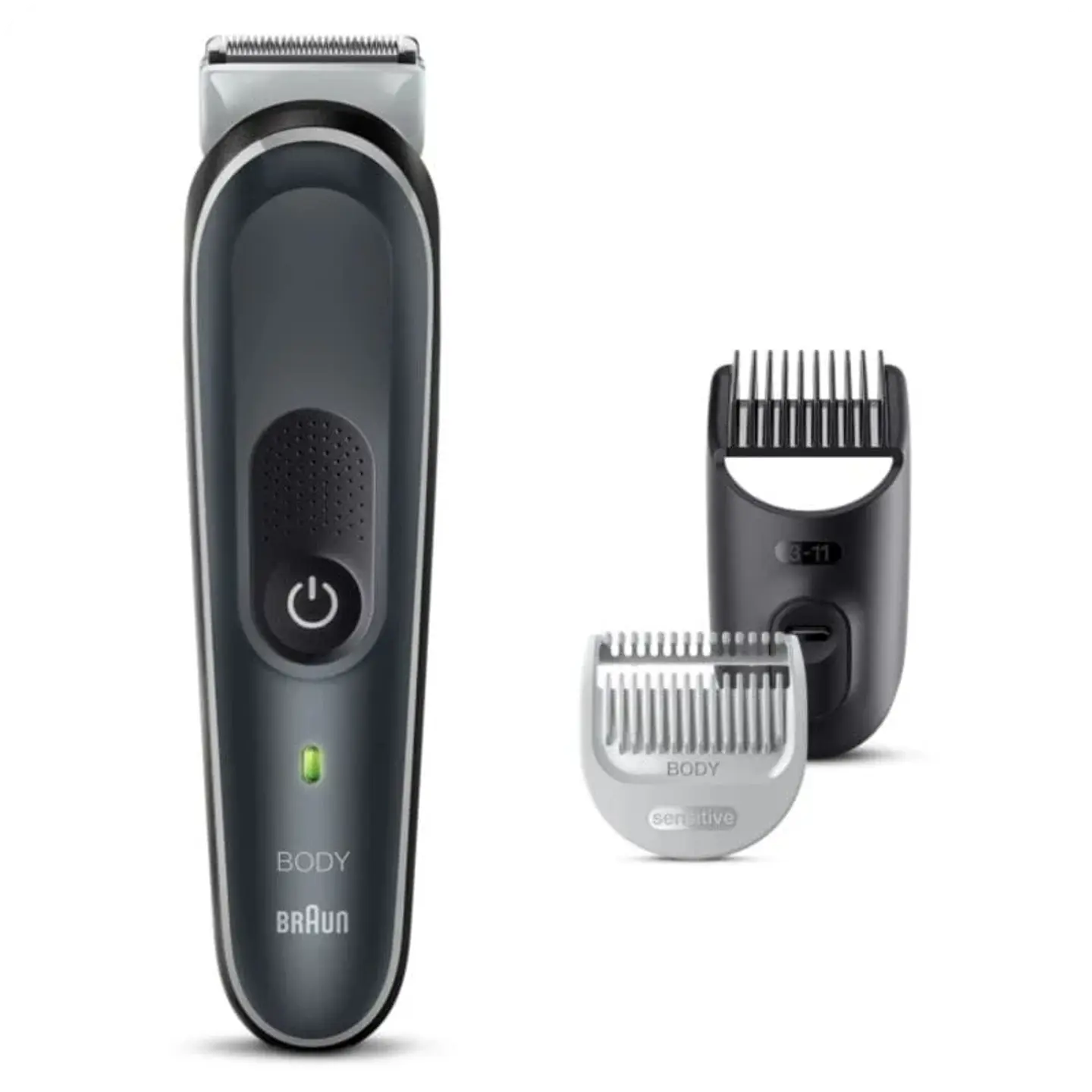 Afeitadora eléctrica Corporal Braun BodyGroomer 5 BG5340 3 en 1 Negro/Plata 1