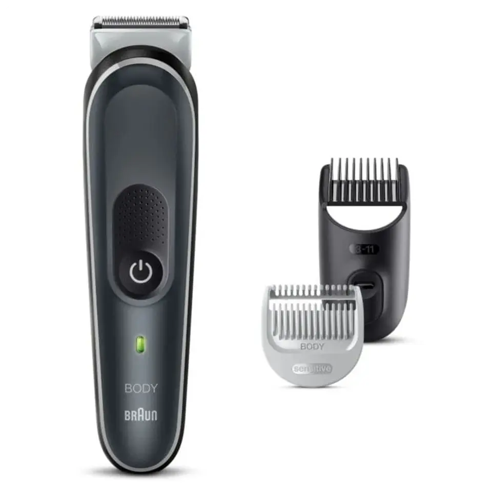 Afeitadora eléctrica Corporal Braun BodyGroomer 5 BG5340 3 en 1 Negro/Plata 1